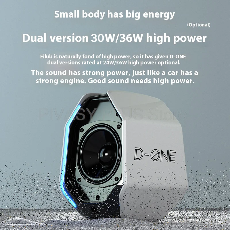 

Компьютерные колонки 30/36 Вт 5,3 Bluetooth Беспроводная игровая аудио 3-дюймовые полнодиапазонные громкоговорители со светодиодной подсветкой AUX/USB для настройки ПК геймера