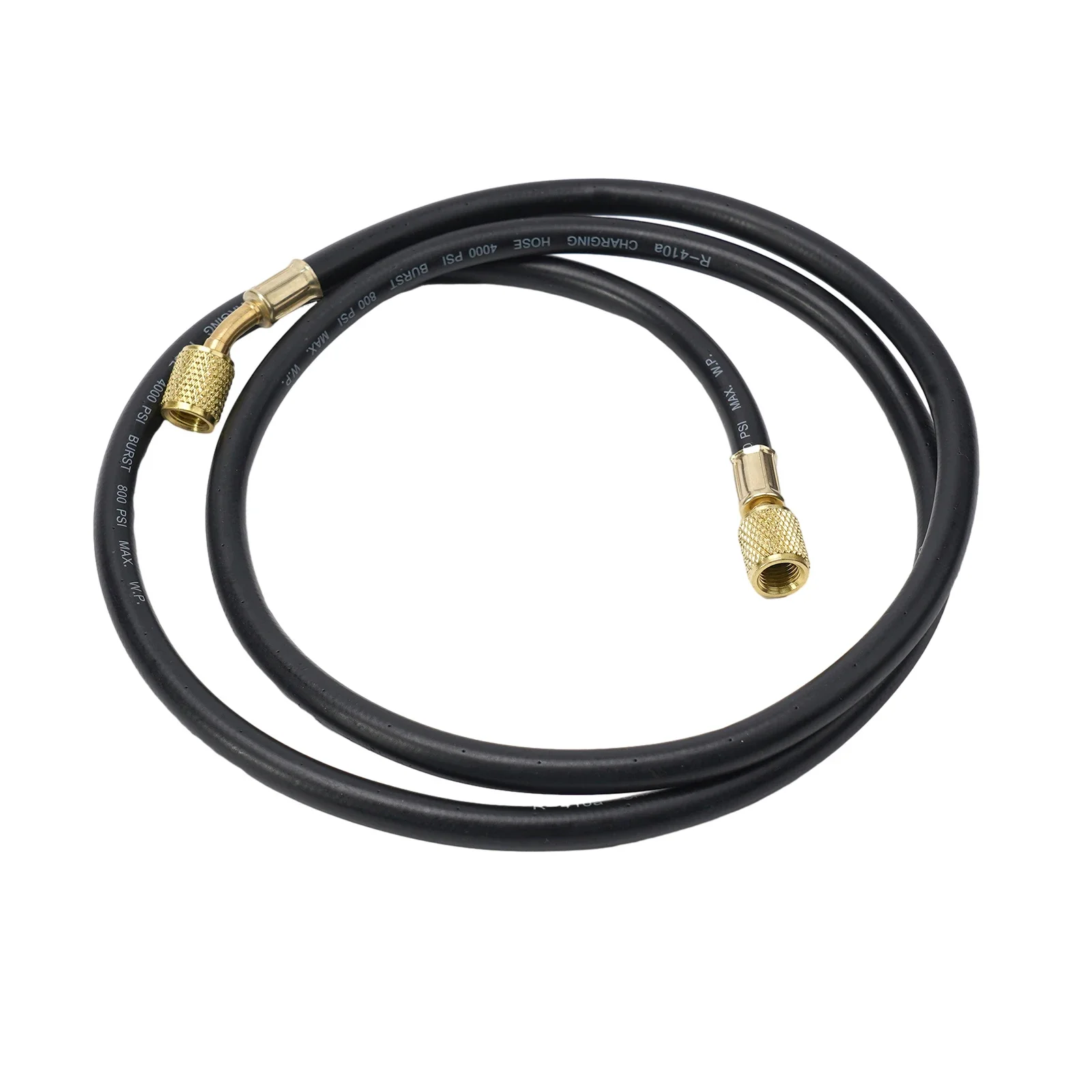 59 Inch Charging Hose HVAC 1/4 SAE 800PSI AC Charge Hose Guage R410a R134a Hose 59inch 4000 Psi HVAC Gauges Tool