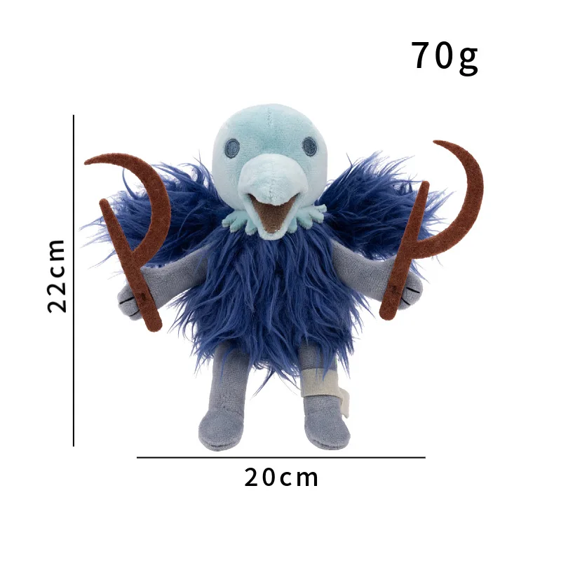 دمية متعصبة مقنعة من القطيفة لعبة محشوة لطيفة مستوحاة من لعبة بطاقات Roguelike هدية ناعمة قابلة للجمع