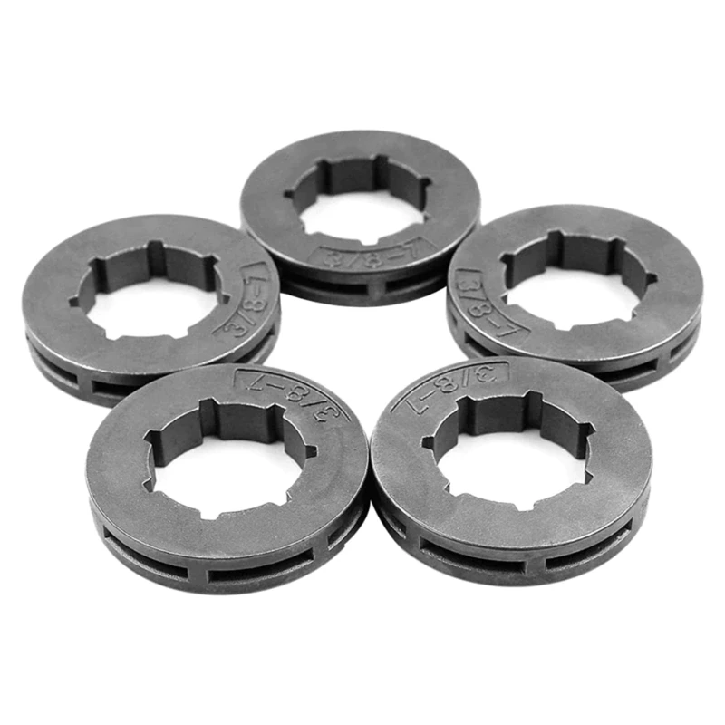 367D 5 Pieces/Set Sprocket for Rim 3/8 inch Pitch 7 Tooth 19mm for MS360 MS310 154 254 50 51 55 Chainsaw 18720 Replacement Pa