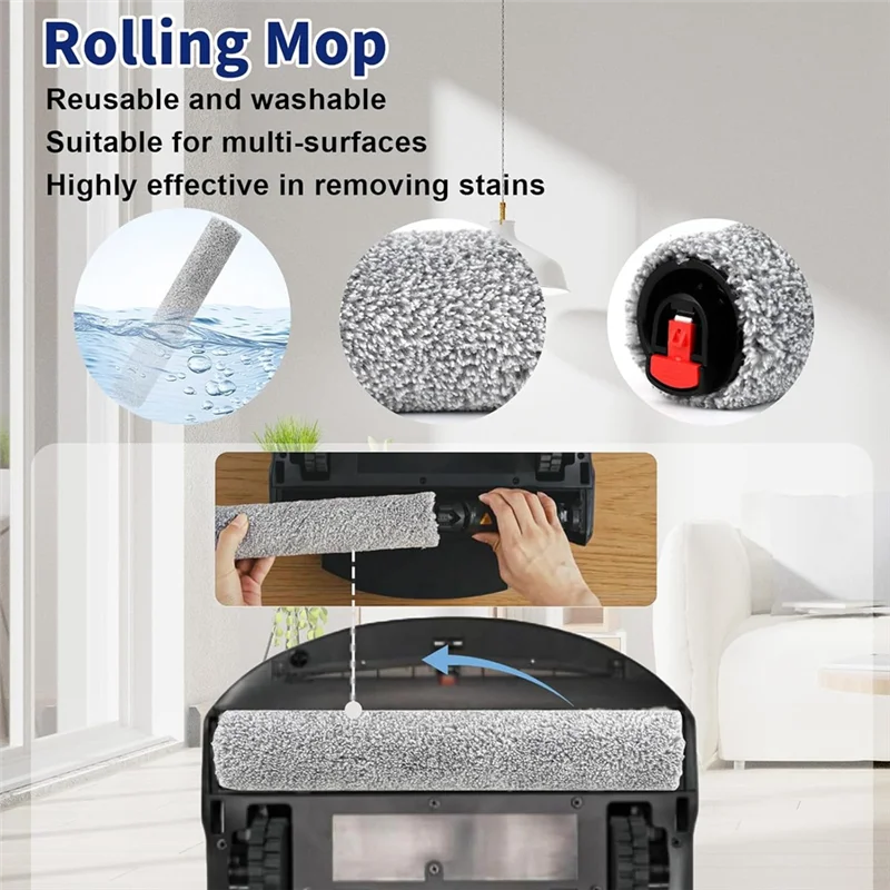 A23F-Accessories Kit For Eufy Omni S1 Pro/Omni S1 1Robot Vacuum Cleaner Replacement Parts