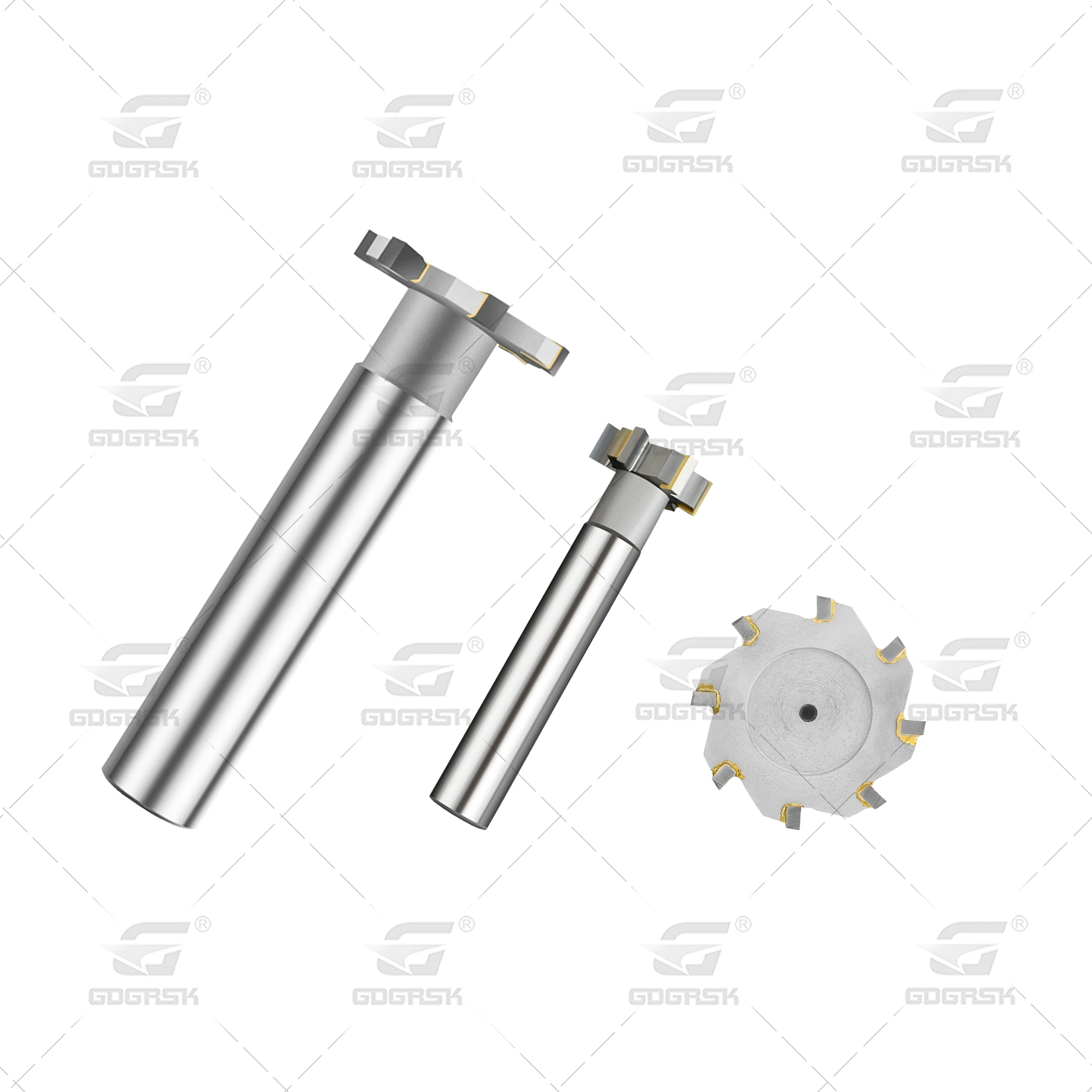 CNC 선반 도구, 상감 합금 T 모양 밀링 커터, 합금 용접 직선 생크 커터, 12*80*2-F4-8 BK10 25*100*5-F6-12 BK10 30