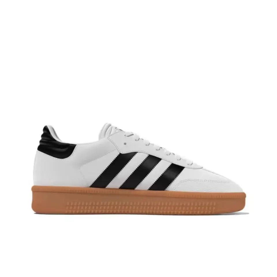 Adidas Samba XLG Men's Women's Skateboarding Shoes Are Comfortable, Versatile, Non-slip, Wear-resistant, Low-top White and Black