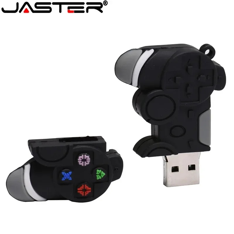 Jaster AME คอนโทรลเลอร์ USB ไดร์เวอร์ปากกา USB แฟลชไดร์ฟการ์ตูน pendrive2.0ที่ถือเกม4GB 8GB 16GB 32GB 64GB