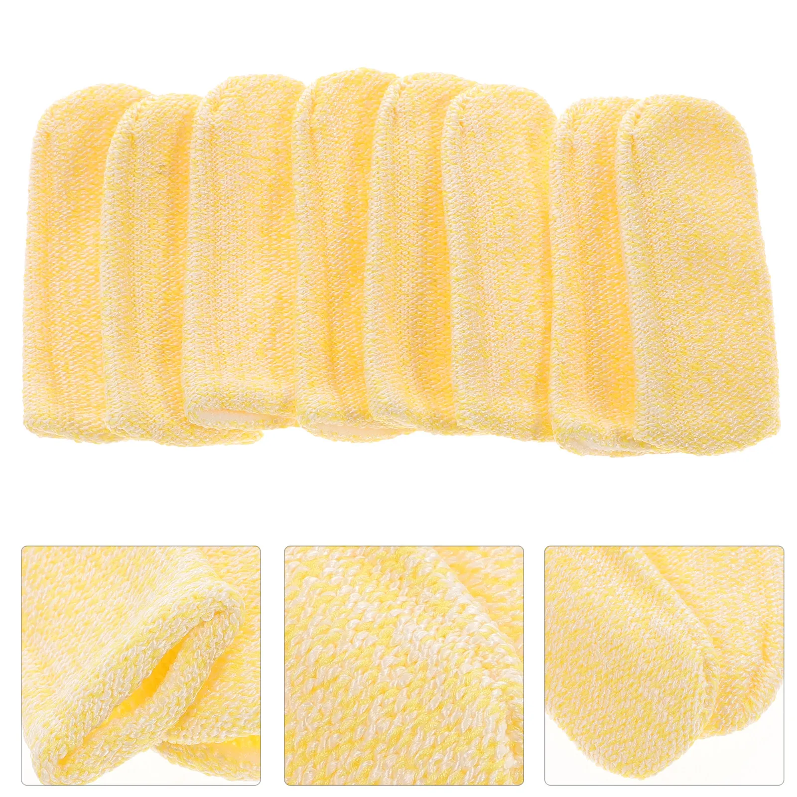 10Pcs Cut Resistant Finger Sleeves Premium Hppe Anti Cut Finger Guards for Farming Pet Care Warehousing Metal Edging Auto