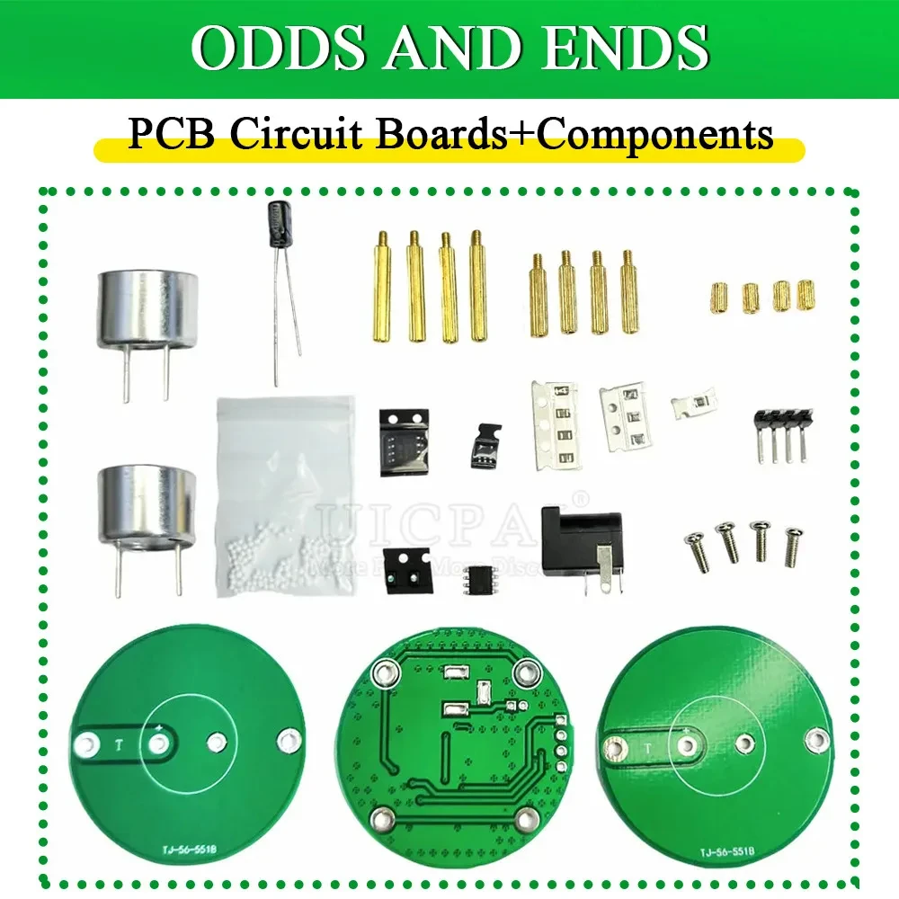 DIY Soldering Project Electronic Kit Mini Acoustic Levitator 12V Practice Solder DIY Ultrasonic Suspension Acoustic Suspension