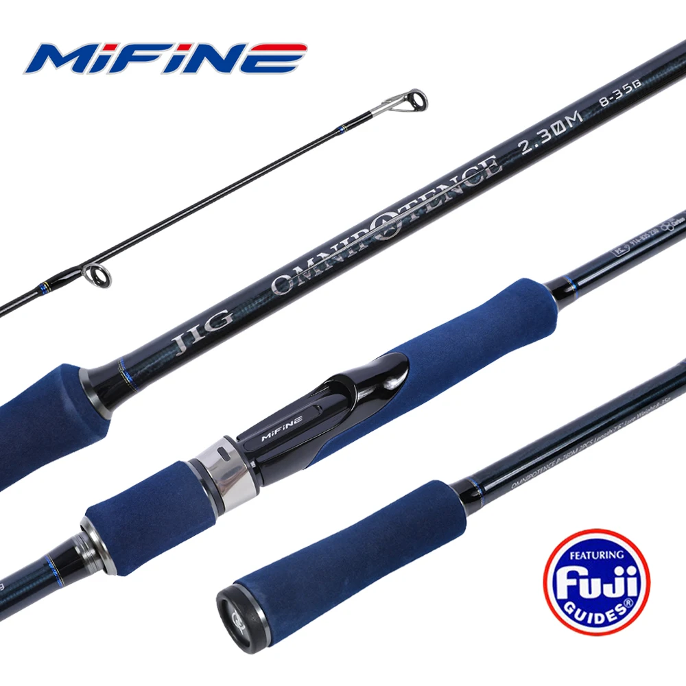 MIFINE JIG OMNIPOTENCE 스피닝 낚싯대, 배스 낚싯대, 루어 무게추 4-18g, 8-35g, 14-56g, 바닷물, 민물 농어 