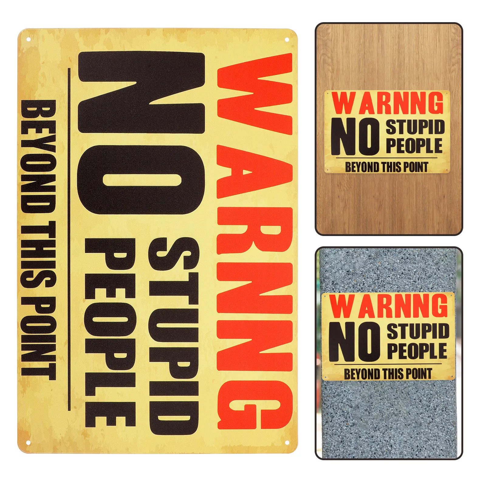 Large Bold Letter Iron Private Property Sign Retro No Trespassing Outdoor Caution Sign Garden Yard Decor Fade Proof Rust