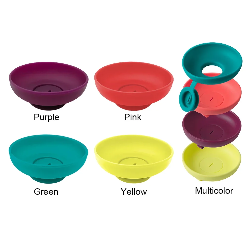 Colorful Drip Free Popsicle Holder Silicone Freeze Ice Popsicle Holders Reusable Mess-Free Anti-drip Ice Cream Tray For Kids image 5