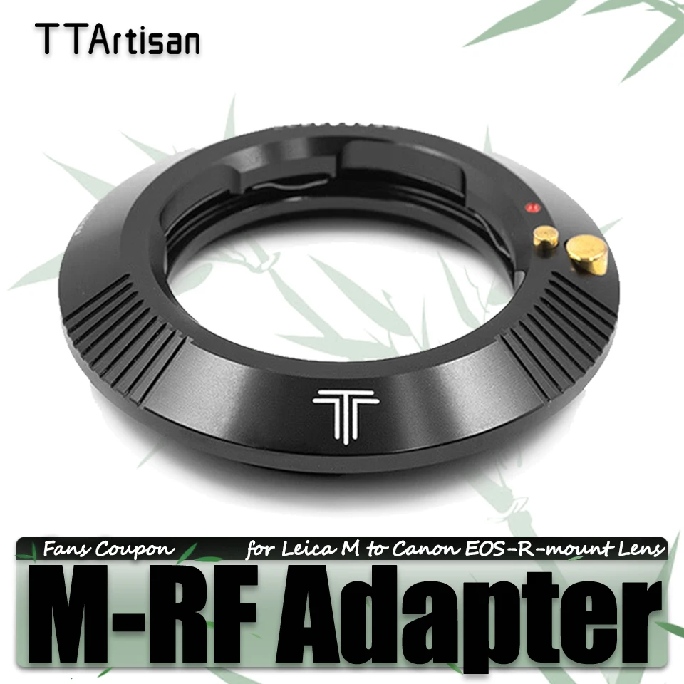 TTArtisan M-RF Adapter Ring for Leica Voigtlander Zeiss M to Canon RF-mount Mirrorless Camera Lens Accessories Canon RP R5 R6