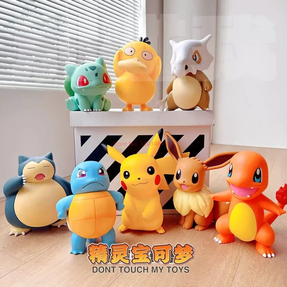 

Pokemon Pikachu Large Charmander Eevee Squirtle Doll Model Decorative Doll Toy Surprise Gift 20Cm