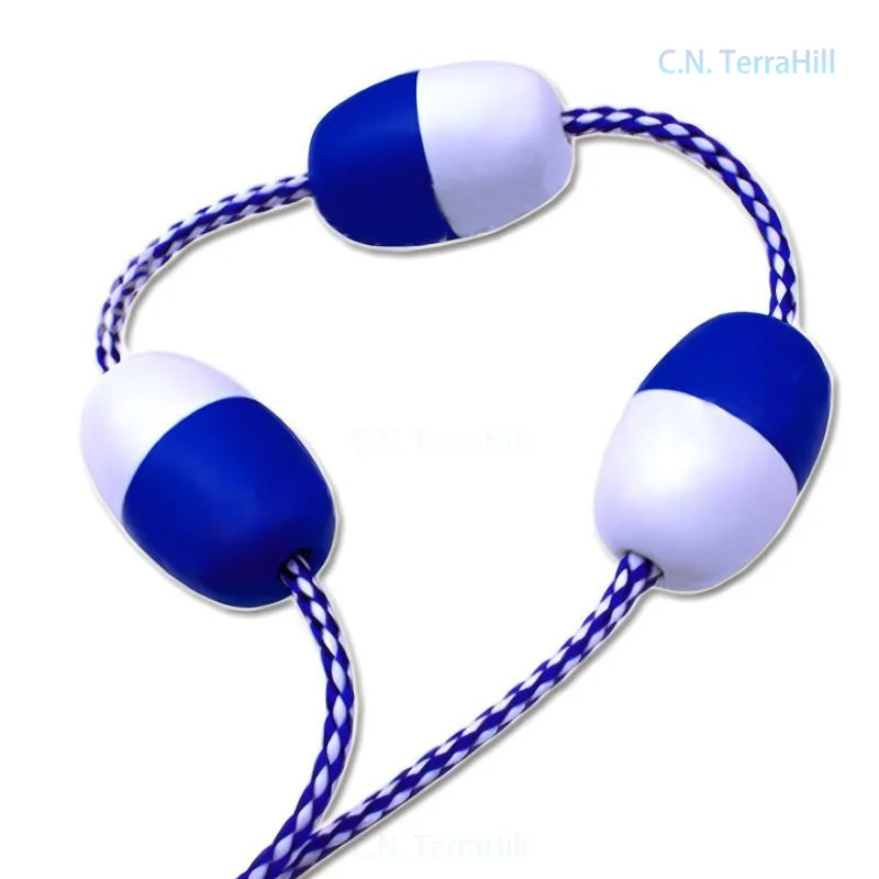 Swimming Pool Lane Rope with Safety Floating Balls for Track Division and Lane Marking in Pools Standard Design
