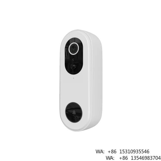 Outdoor Battery IP65 Waterproof WIFI Wireless Network Two-way Audio PIR Alarming Alarm Push Security  Smart Doorbell