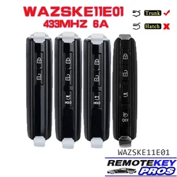 DIYKEY WAZSKE11E01, SKE11E-01 433MHz 6A Chip Fob Keyless-Go Smart Key dla Mazda CX30 CX-30 2021 2022 2023