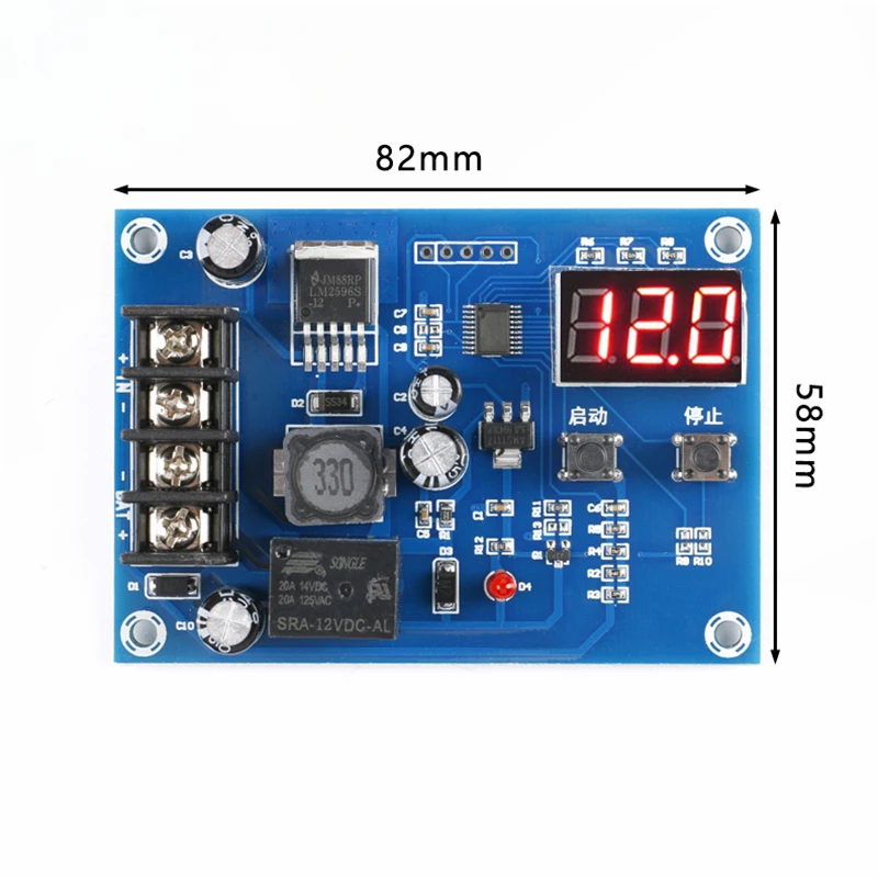 5pcs XH-M603 Charging Control Module 12-24V Storage Lithium Battery Charger Control Switch Protection Board With LED Display NEW