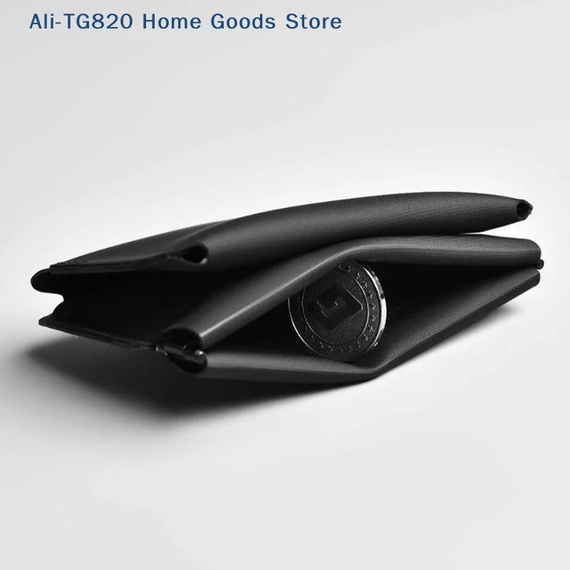 [TG820]1Pcs Multiofunctional Magnetic Coin Purse Pouch Portable Ultra-light ID Business Card Holder Mini Folding Wallet