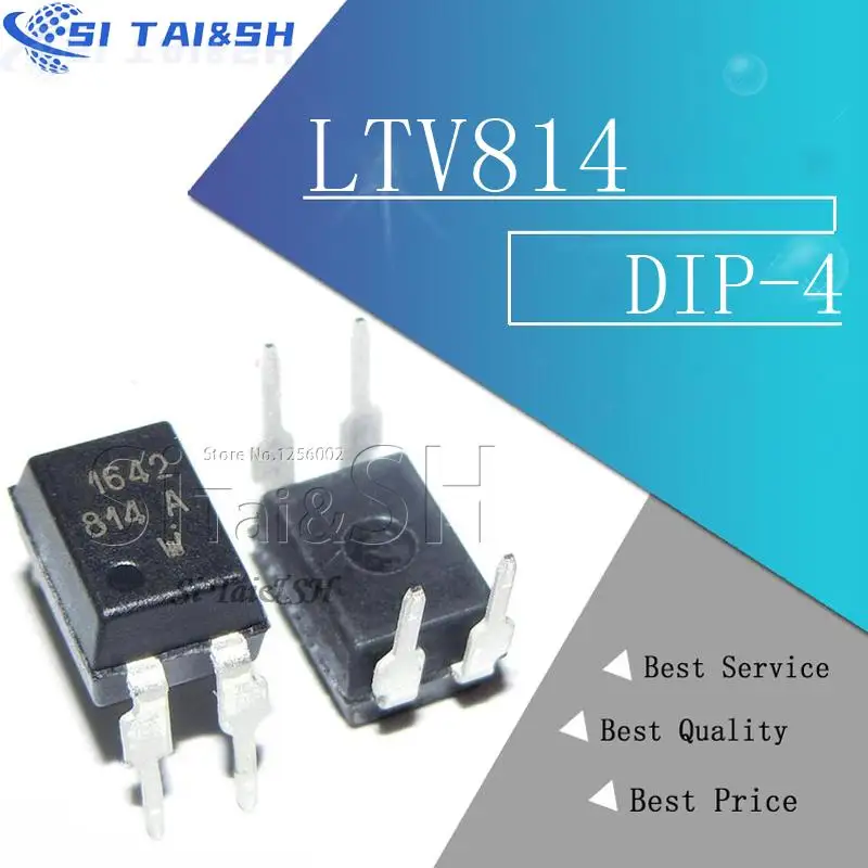 10pcs LTV-814 DIP-4 LTV814 DIP LTV-814A compatible optocoupler PC814 DIP4 original authentic