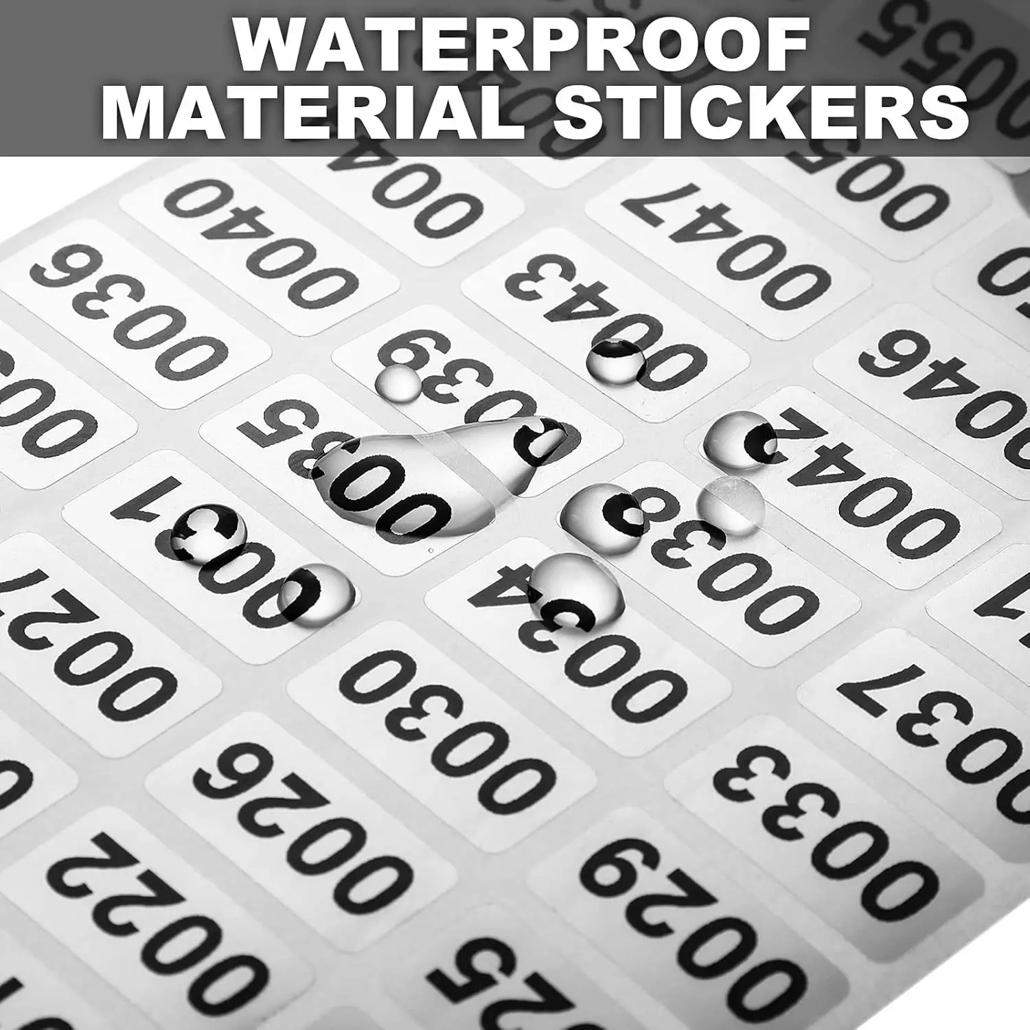 ملصقات مخصصة مقاومة للماء والزيت ومقاومة لدرجات الحرارة العالية من الفضة والذهب ذاتية اللصق #2