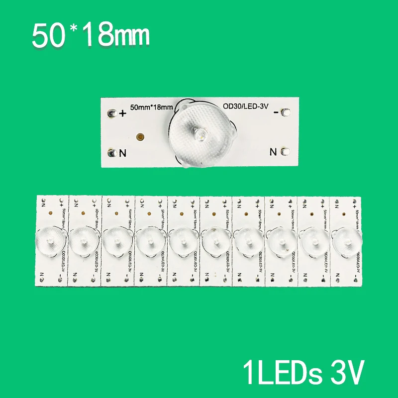 20 Pcs high quality 6V 3V SMD Lamp Beads with Optical Lens Fliter for 32-65 inch LED TV Repair CL-40-D307-V3 100%NEW