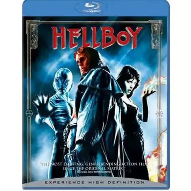 

BD Blu-ray fantasy action movies Hellboy 1-3 Guangdong English 3 CD box
