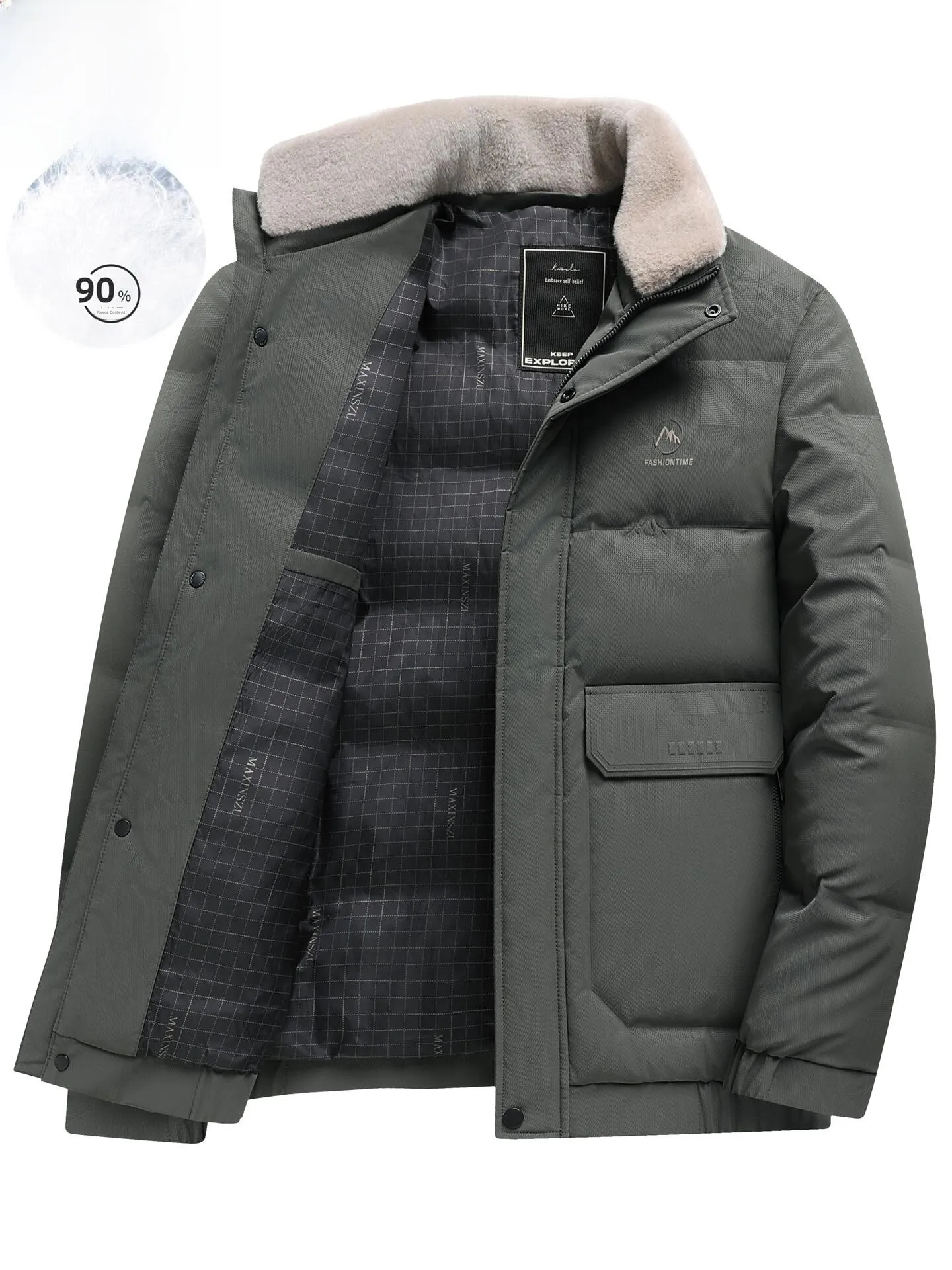 

Мужская утепленная пуховая куртка Pierre Cardin: осенне-зимняя, модная, городская, повседневная, ветрозащитная, 90% пуха.