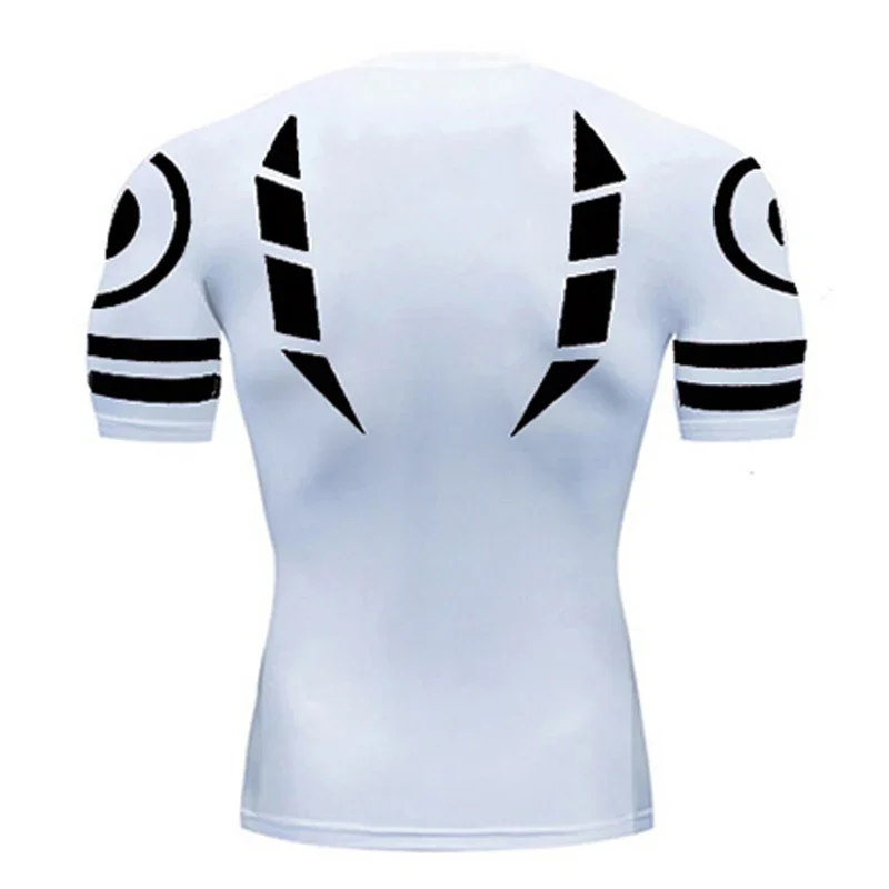 3D Print Compression Shirts for Men Athletic Quick Dry Tshirts Tops Gym Workout Fitness Undershirts Baselayers Sports Activewear image 4