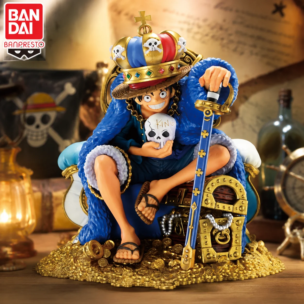 In Stock BANPRESTO Original ONE PIECE Luffy SUPER MASTER STARS DIORAMA Action Figure Model Doll Brand Boxed Garage Model Toys