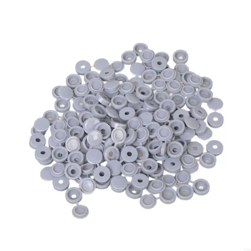 100Pcs Nails Screw Caps Hinged Screws Cover Cap Fold Covers Enduring