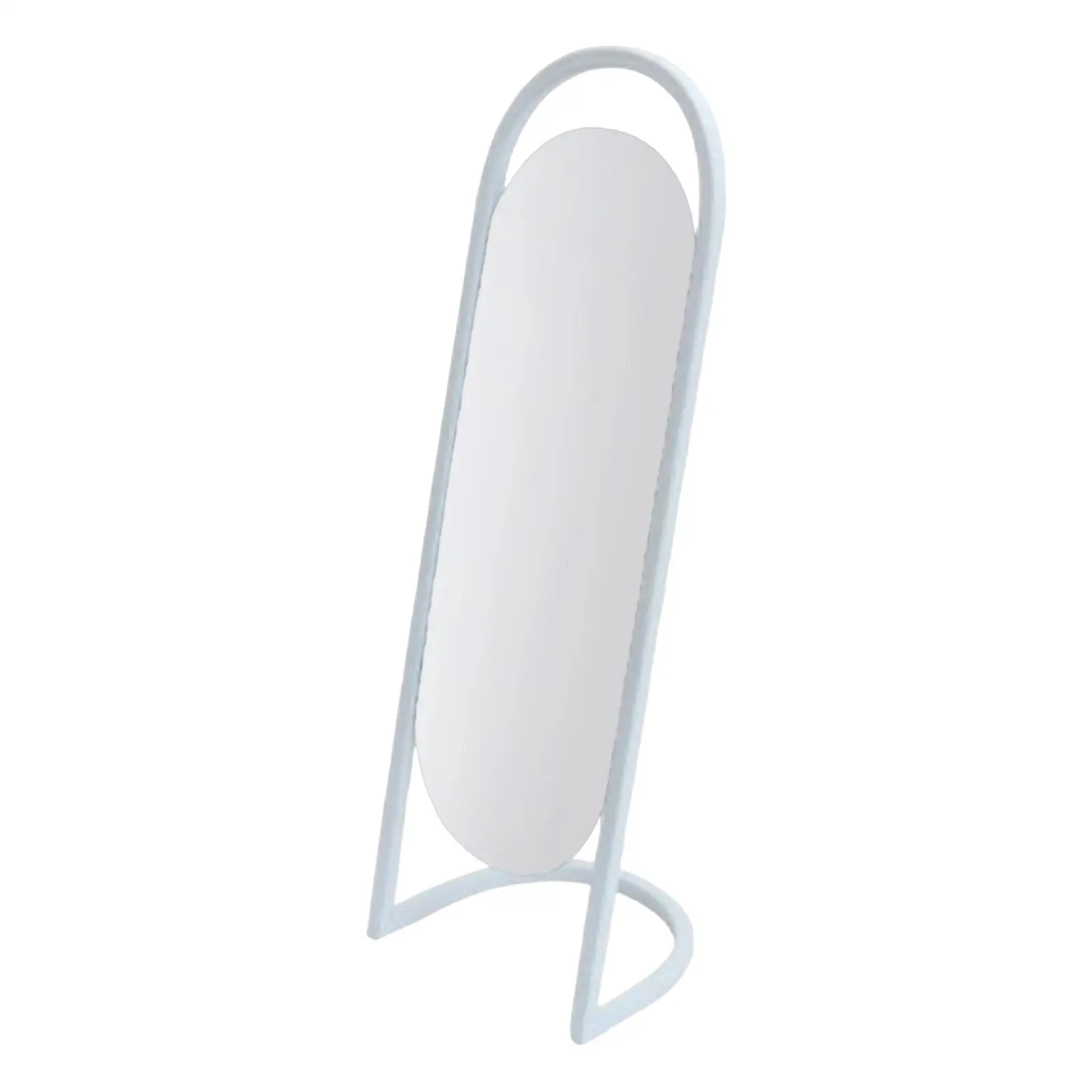 

1:6 Dollhouse Miniature Dressing Mirror Dollhouse Decoration Accessories Miniature Floor Mirror for Bedroom Living Room Decor