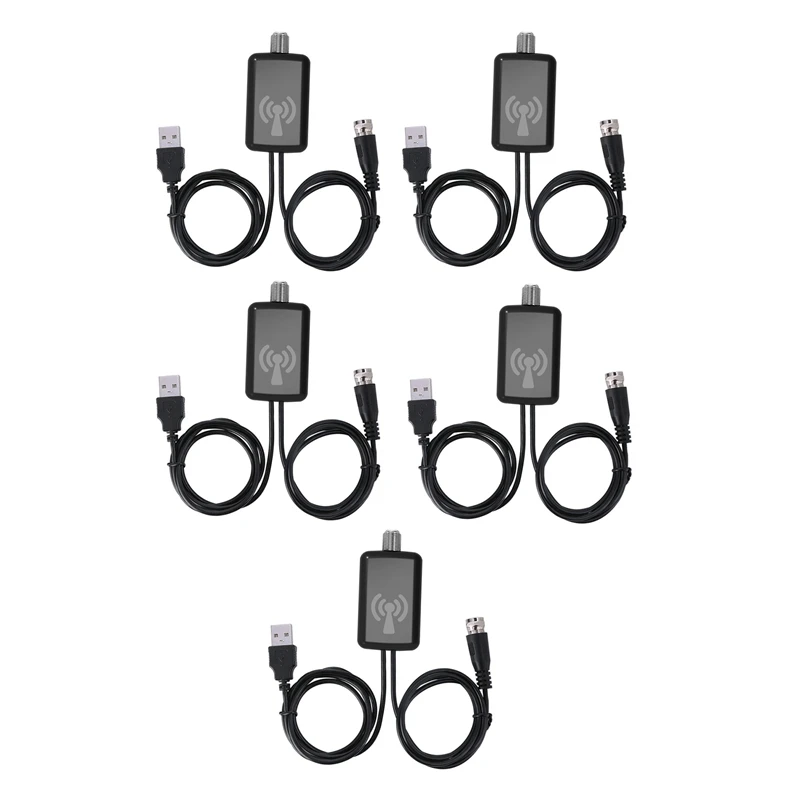 

5X HDTV Aerial Amplifier Signal Booster TV HDTV Antenna With USB Power Supply Kits