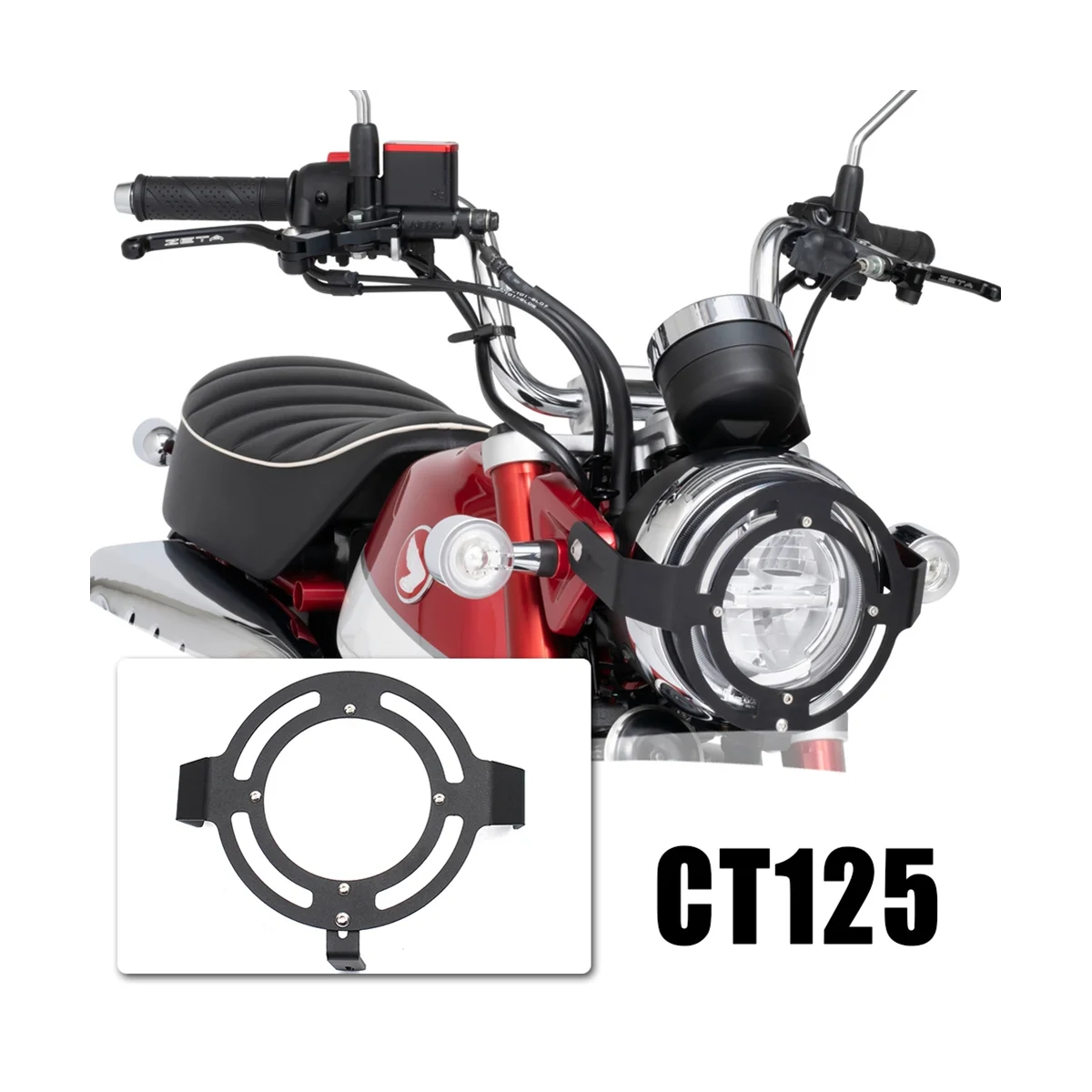 Motorcycle Accessories Headlight Protector Grille for Hunter CT125 Ct125 2020 2021 2022