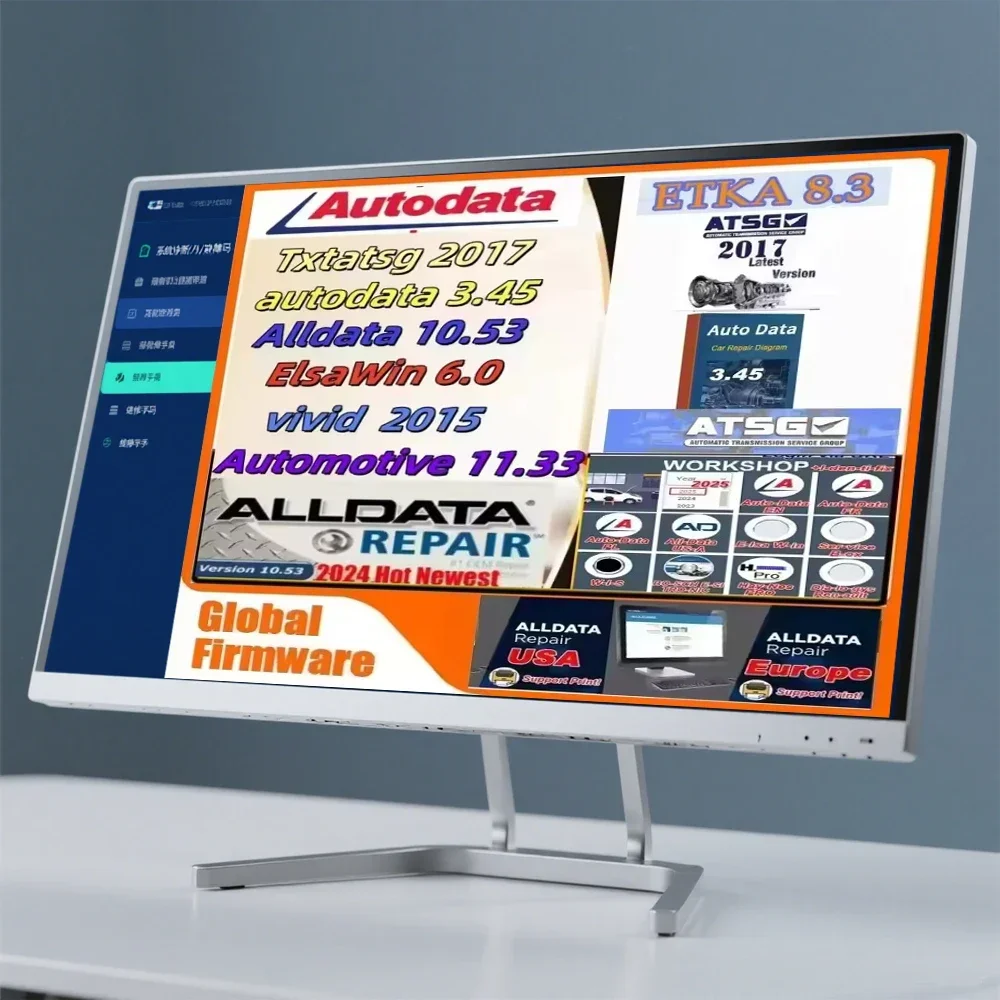 

Alldata Auto Diagnostic Software 10.53 Version with Autodata 3.45 AutoV2021.11 Del 2017 R3 ATSG Vivid 2018 ElsaWin 6.0 WOW 5.00.