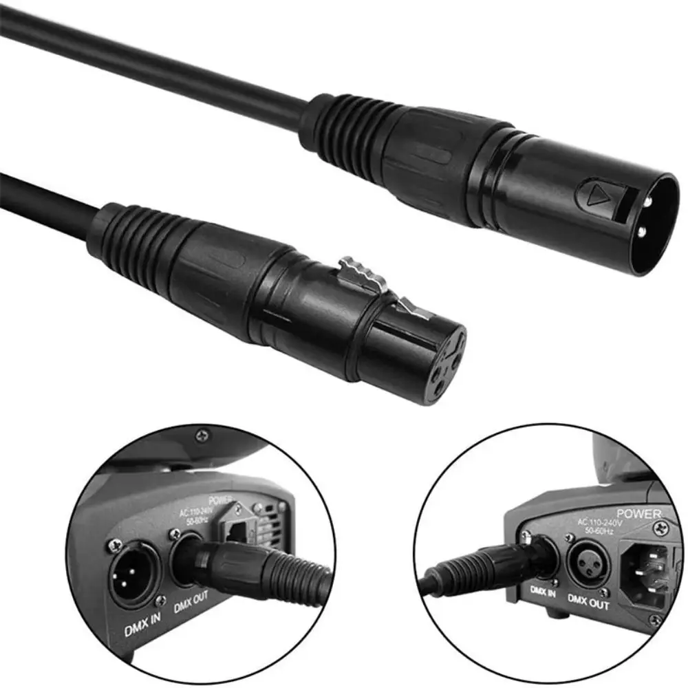 

3 Pin Signal Cable Male To Female Multifunction XLR Connector Cable 5m 8m 10m 0.5m Male To Female Balanced Line