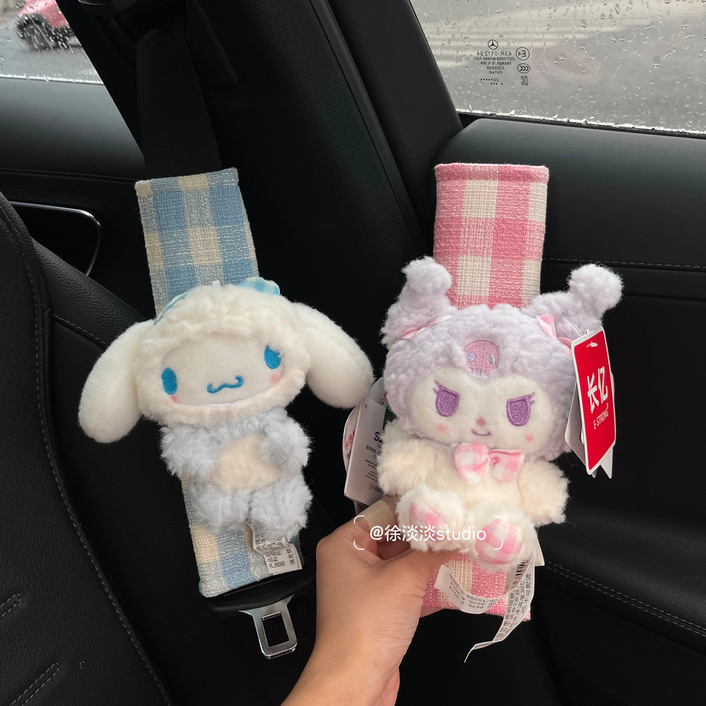 Sanrio Seat Belt Covers Car Accessories Accesorios Coche Car Shoulder Pad Seat Belt For Adults Youth Kids Accessories Interior