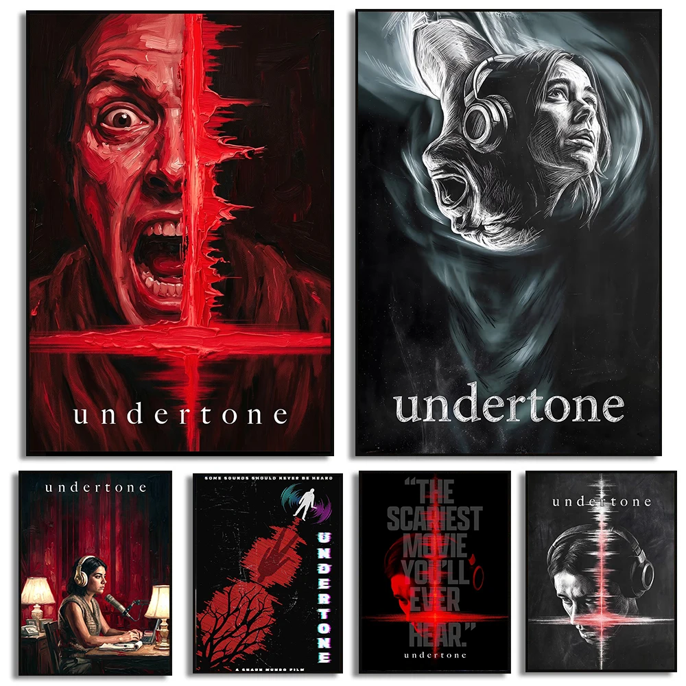 Latest Movie Undertone Poster 2026 Horror Film Prints Canvas Painting Undertone Wall Art Pictures Home Room Movie Decoration