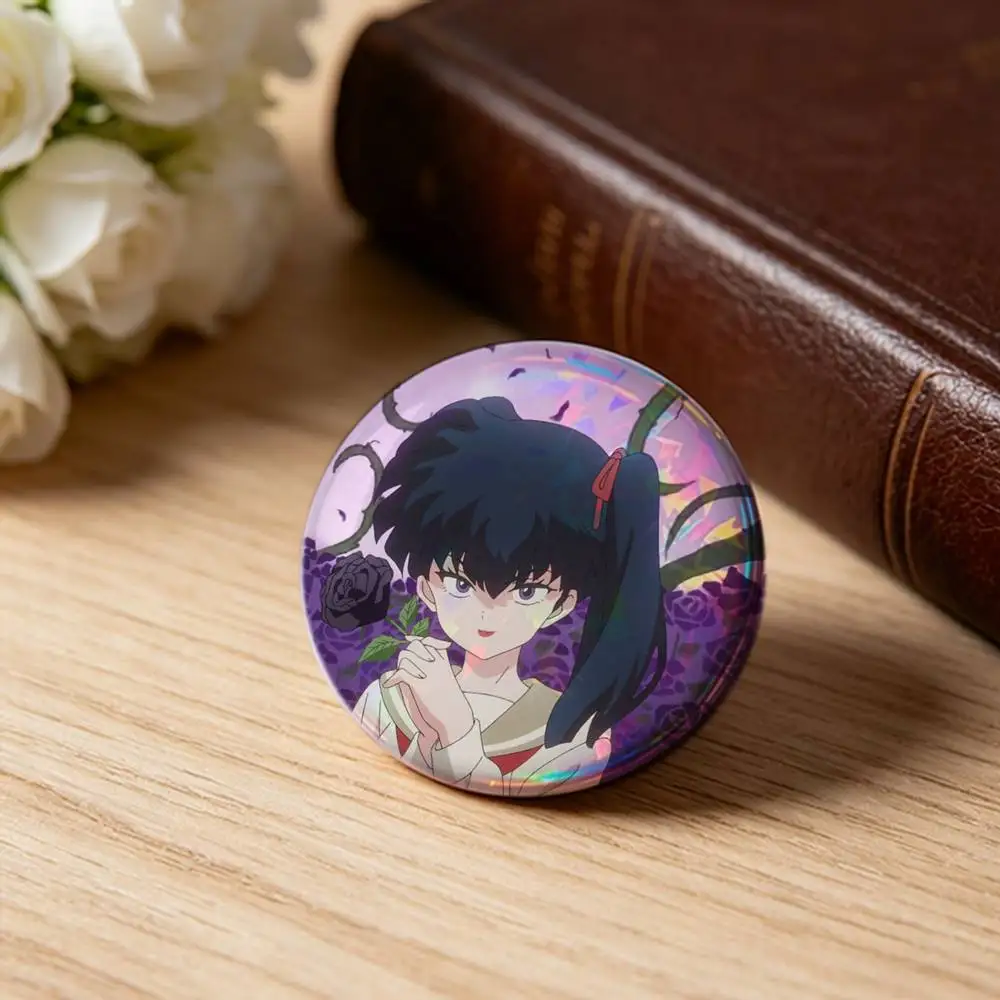 COOL R-Ranma1 2 Brooches Cartoon Badge Pins Backpack Hat Accessories Friend Gift