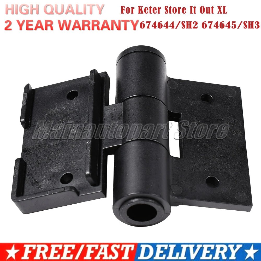 Caja de almacenamiento para exteriores, reparación de puertas para Keter Store It Out XL Woodland, bisagras de repuesto SH1 674644/SH2 674645/SH3 674646, 2 uds.