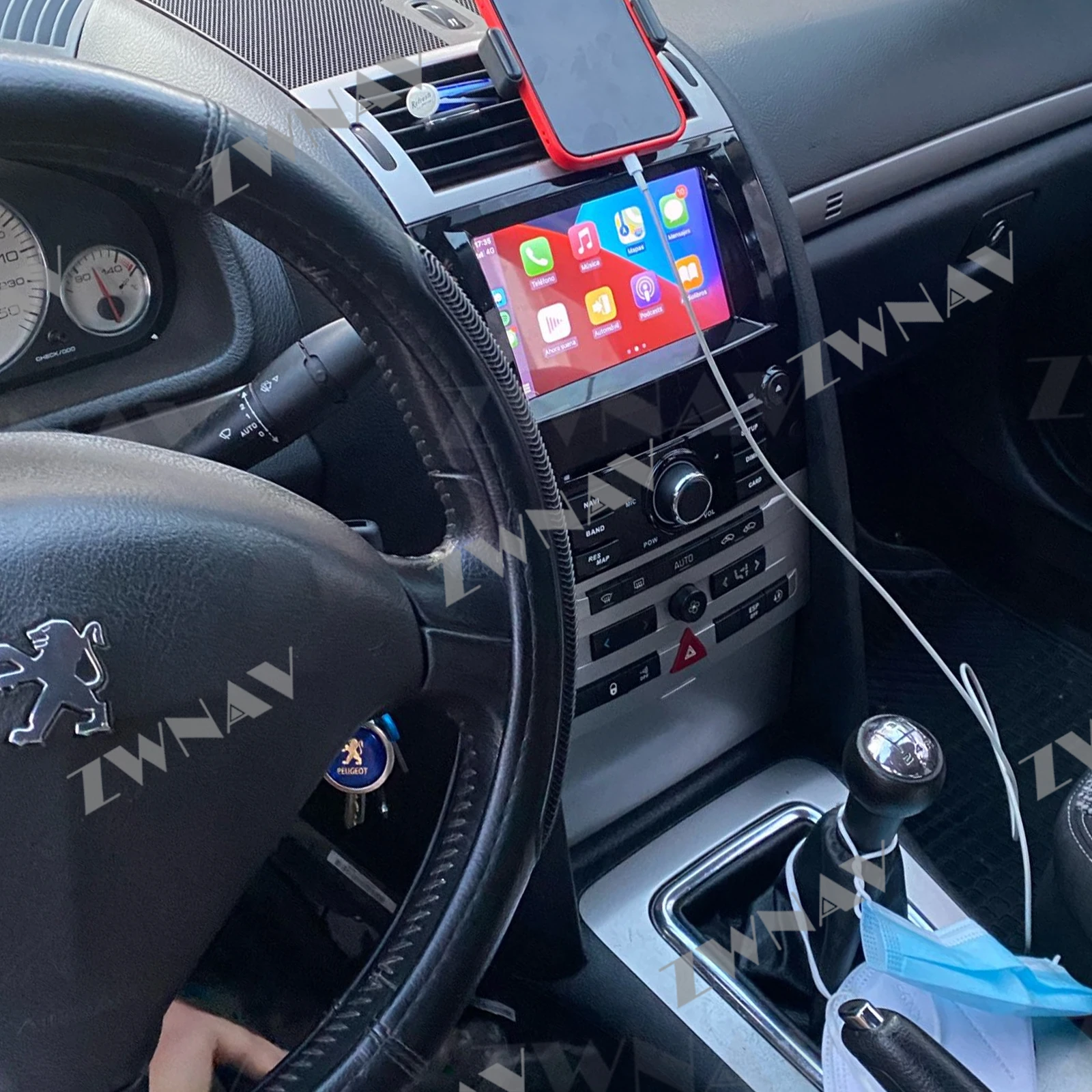 

Автомобильный центральный мультимедийный 2-диночный Android-экран для Peugeot 407 2004-2010, автомобильный радиоприемник с Bluetooth, стереоприемник, CD-плеер