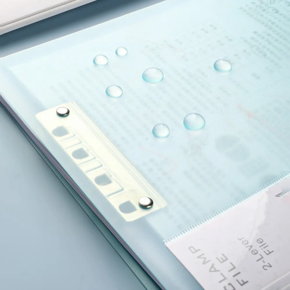 

Прозрачная папка А4, двойной зажим, маленький размер, папка с двойным зажимом, модный дизайн, прозрачная папка в свежем стиле для хранения данных