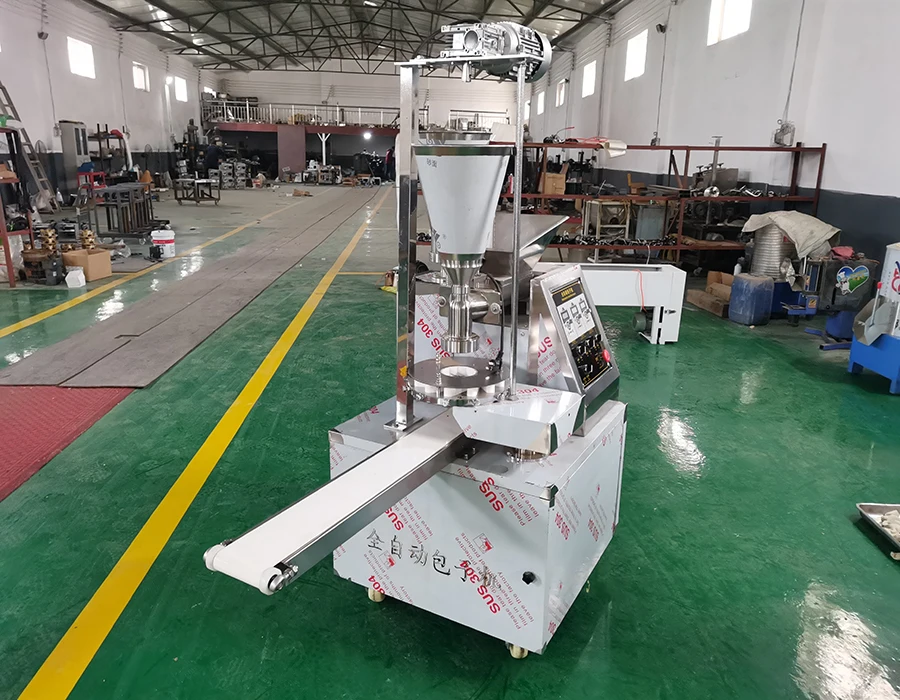 Roestvrijstalen Automatische Baozi Mal Baozi Maken Elektrische Stoombroodje Momo Making Machine