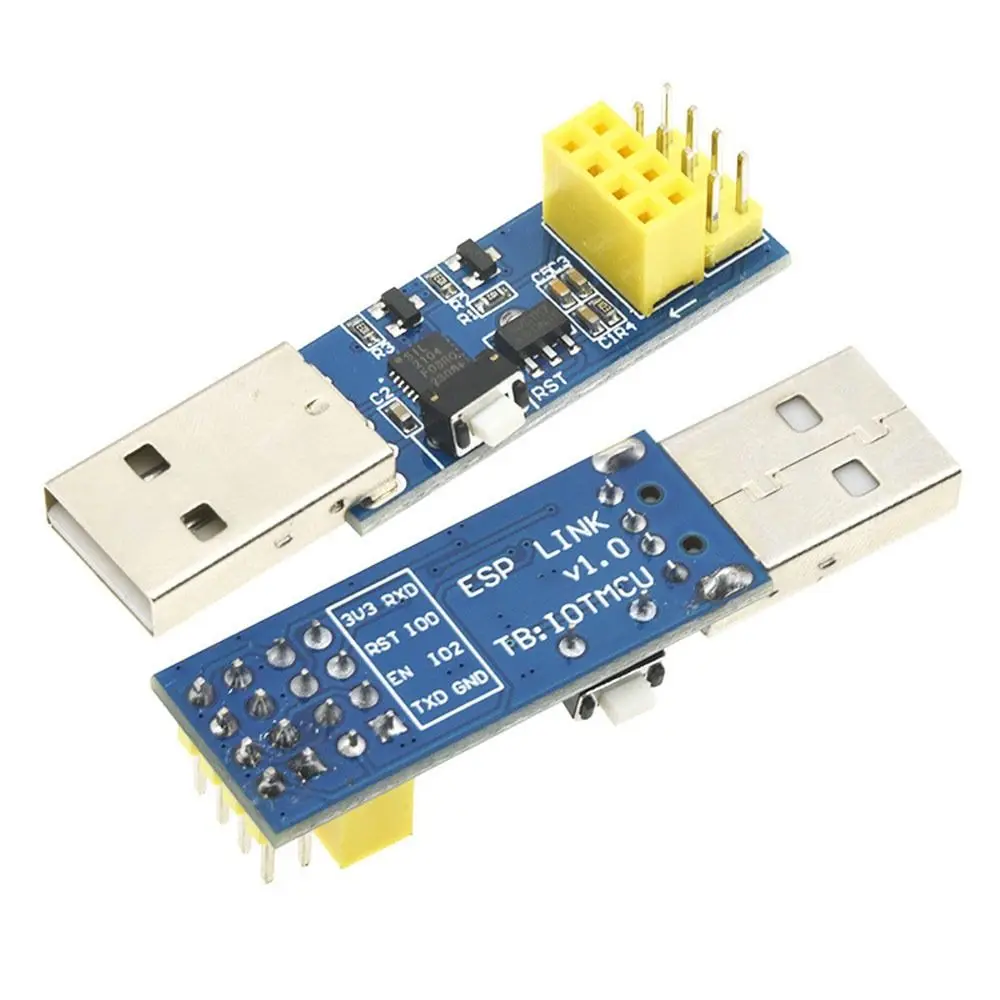 Professional ESP8266 Download Adapter CH340C/CP2104/FT232 ESP-01 WiFi Downloader Module USB Programmer Board IoT Projects