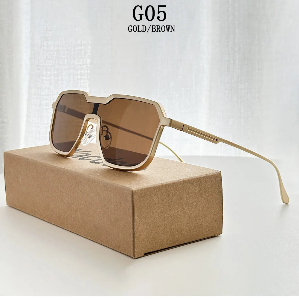 Steampunk Sonnenbrille Männer Ein Stück Vintage Sonnenbrille Frauen Neue Luxus Mode Gläser Gafas De Sol Hombre Zonnebril Dropshipping – Detail 5
