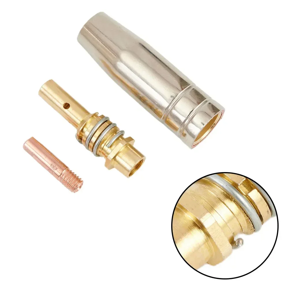 Tool 15AK MIG Accessories Accessories 3pcs For MIG Welder Kit MIG Welding Torch Nozzles Torch Welding High Quality