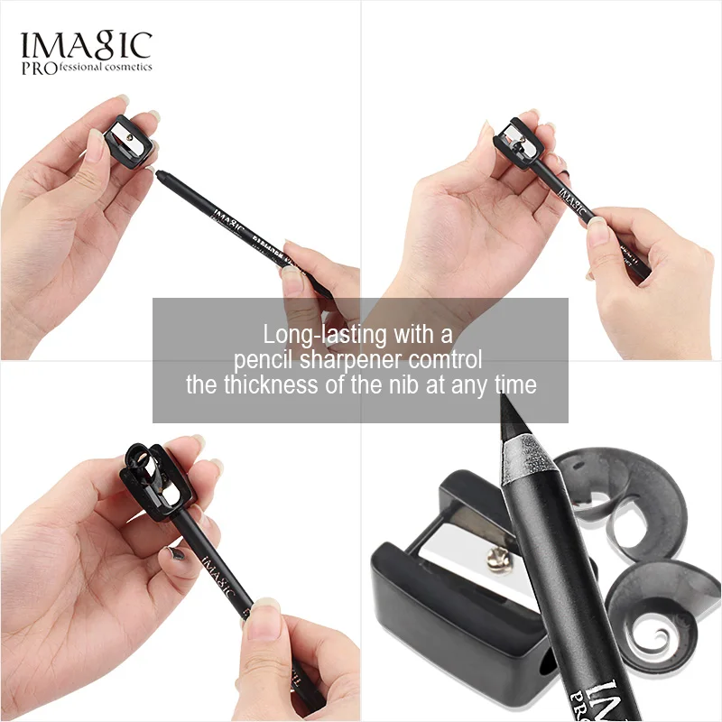 IMAGIC Eyeliner Pen Lasting Not Blooming Not Easy To Decolorize Cosmetics Tools Black/White