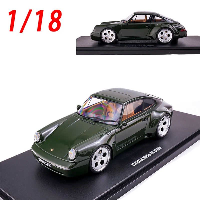 

GTSpirit Diecast 1/18 Scale Porsche 911 964 Alloy Car Model Porsche STROSEK Mega 30 Jahre Play Vehicles Toys Original Box