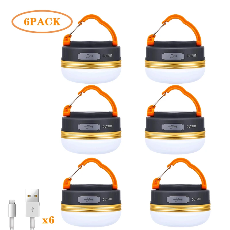 Usb Oplaadbare Draagbare Zaklamp Camping Apparatuur Verlichting 1800Mah Led Lantaarn Tafellamp Buiten Wandelen Nacht Opknoping