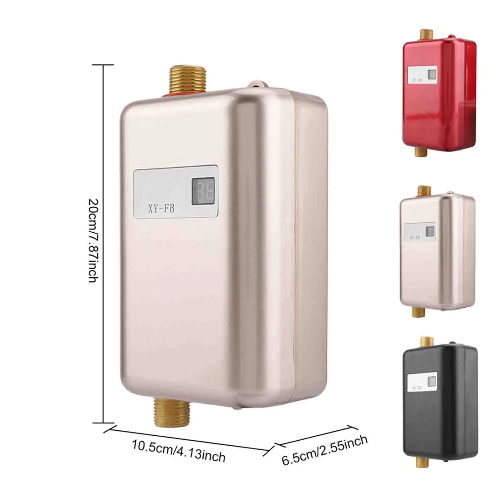 

220V 3800W Mini Electric Tankless Instant Hot Water Heater Bathroom Kitchen Washing EU Plug Water Heating Tankless Water Heater