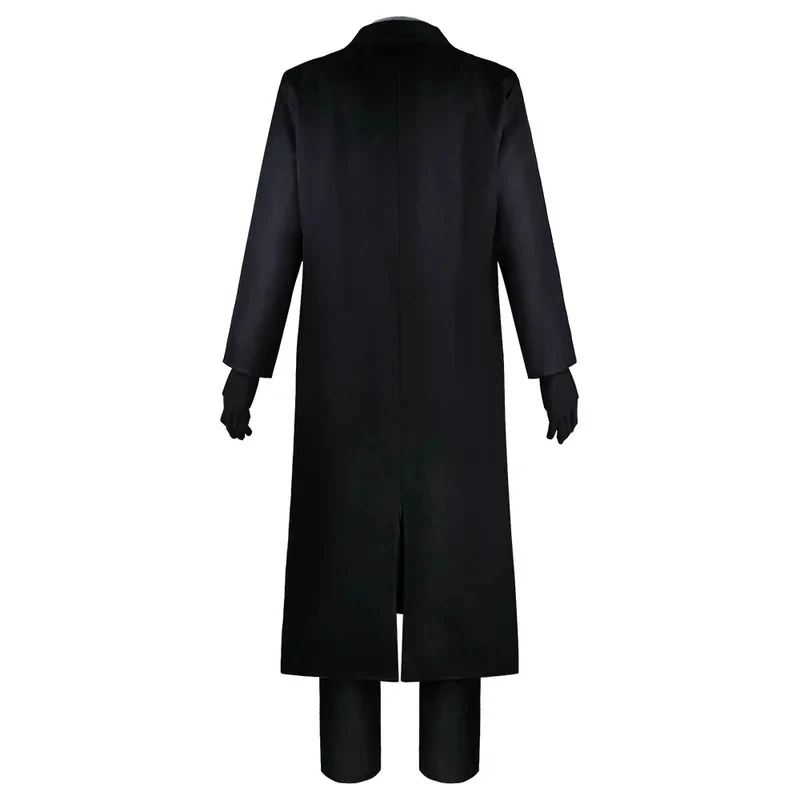 COSAnime Bungo Stray Dogs Osamu Dazai Cosplay Port Mafia Full Set Black Trench Coat Wig Shirt Tie Christmas Party Anime Cl