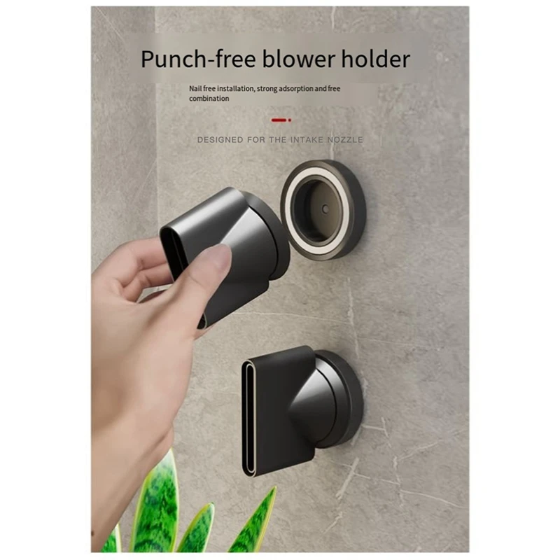 

AT17 2 шт. для Laifen LF03 подставка для воздушного сопла аксессуары без перфорации Leifen фен магнитная абсорбирующая вешалка для хранения