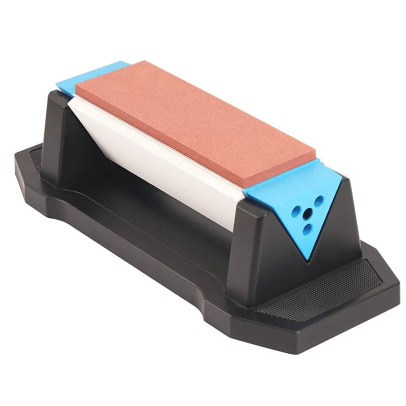 3 Side 400/1000/3000 Grit Premium Ceramic Sharpening Tools Sharpener Stone With Edge Grip Holder And Non-Slip Base